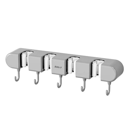 Mop & Broom Holder with Hook 6
