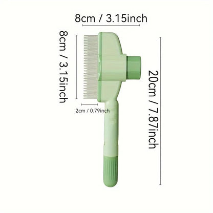 Self-cleaning Pet Flea Comb Grooming Brush 6