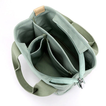 Japanese Large Capacity Multi-Pocket Handbag 6