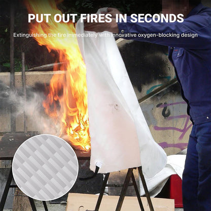 Fiberglass Emergency Fire Blanket 6