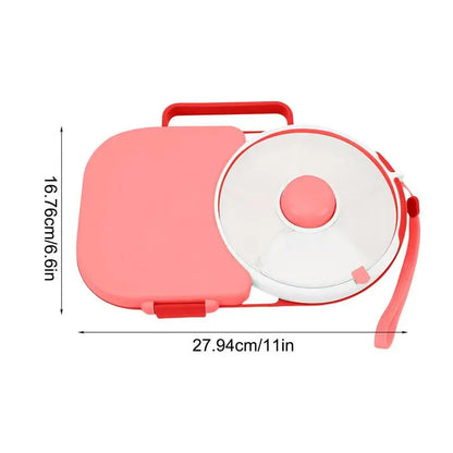 Rotating Kids Lunch Box – 5-Compartment Snack Spinner Lunchbox 6