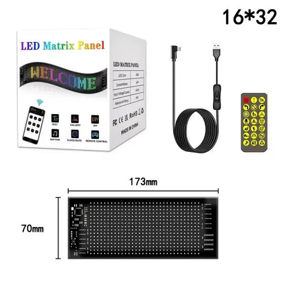 Car LED Sign DIY Programmable Scrolling LED Display 6