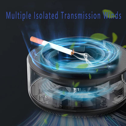Smokeless Air Purifier Filter Ashtray 6