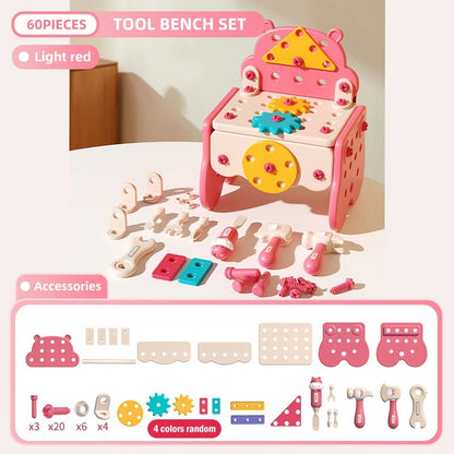 All-in-one Tool Hub DIY Montessori Tool Box Set 6