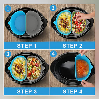 Silicone Slow Cooker Liner-2PCS 6