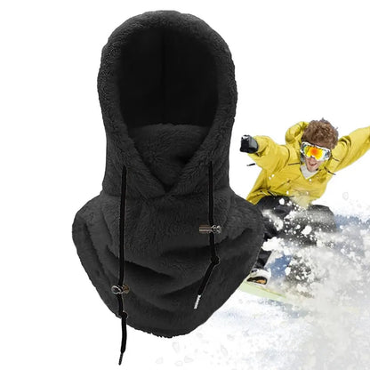 Winter Outdoor Sherp Hooded Sports Windproof Mask 6