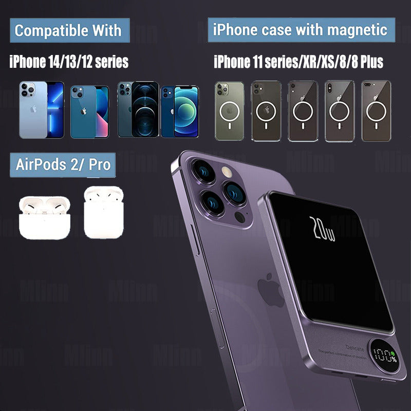 Wireless Magnetic Powerbank Charger 6