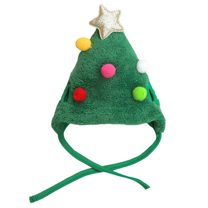 Adorable Pet Christmas Tree Pom-Pom Hat 6