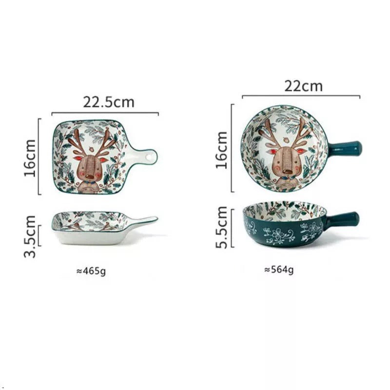 Single Handle Baking Bowl 6