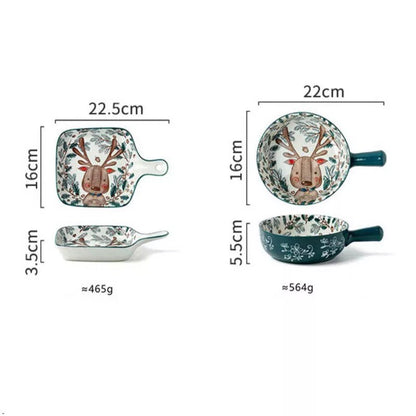 Single Handle Baking Bowl 6