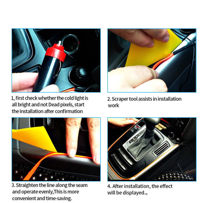 Car Interior LED Neon Strip Lights 6