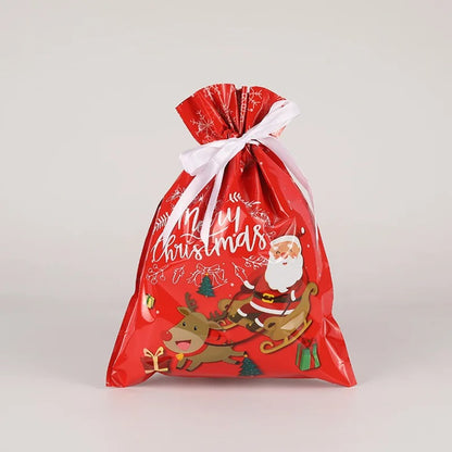 Drawstring Christmas Gift Bags-15PCS 6