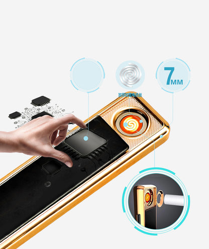 Windproof Rechargeable USB Arc Lighter 6