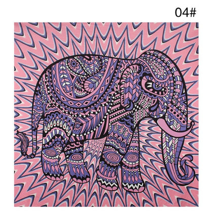 Elephant Mandala Tapestry 4
