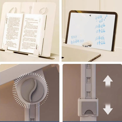 Adjustable Multifunction Bed Desk with LED Lamp & Device Holder 6