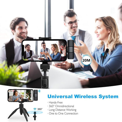 Professional Wireless Lavalier Microphone 6