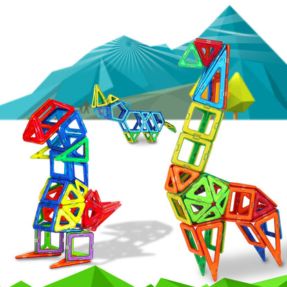 Creative Magnetic Tiles Building 6