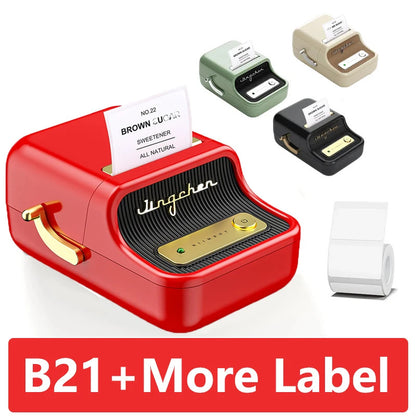 Mini Retro Portable Thermal Label Printer 6