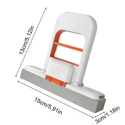Mini Foldable Desktop Mop, Portable Self-Squeeze Short Mop 6
