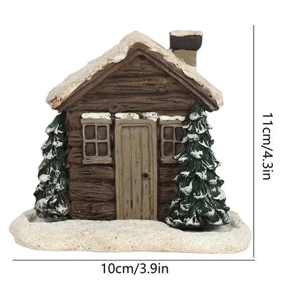 Log Cabin Incense Burner with Smoking Chimney 6