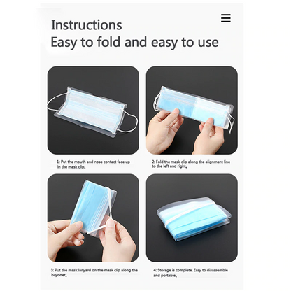 Portable Mask Storage Clip 10PCS 6