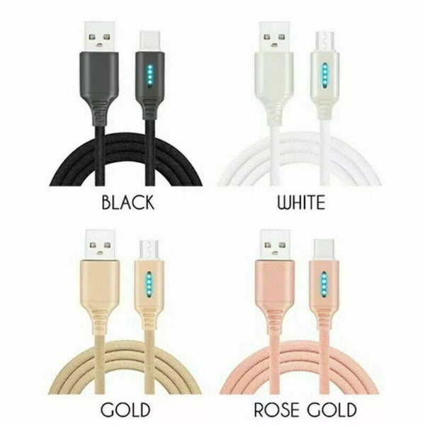Auto Cut-off Fast Charging Nylon Cable 6