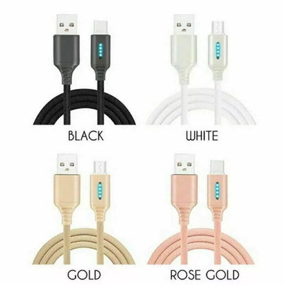 Auto Cut-off Fast Charging Nylon Cable 6