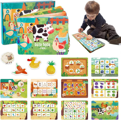 Montessori Busy Book for Kids 6