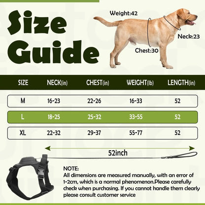 Dog Harness and Retractable Leash Set All-in-One 6