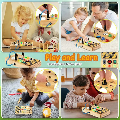 Montessori Wooden Switch Board 6