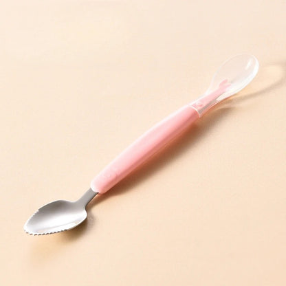 Double Head Baby Silicone Food Spoon 6