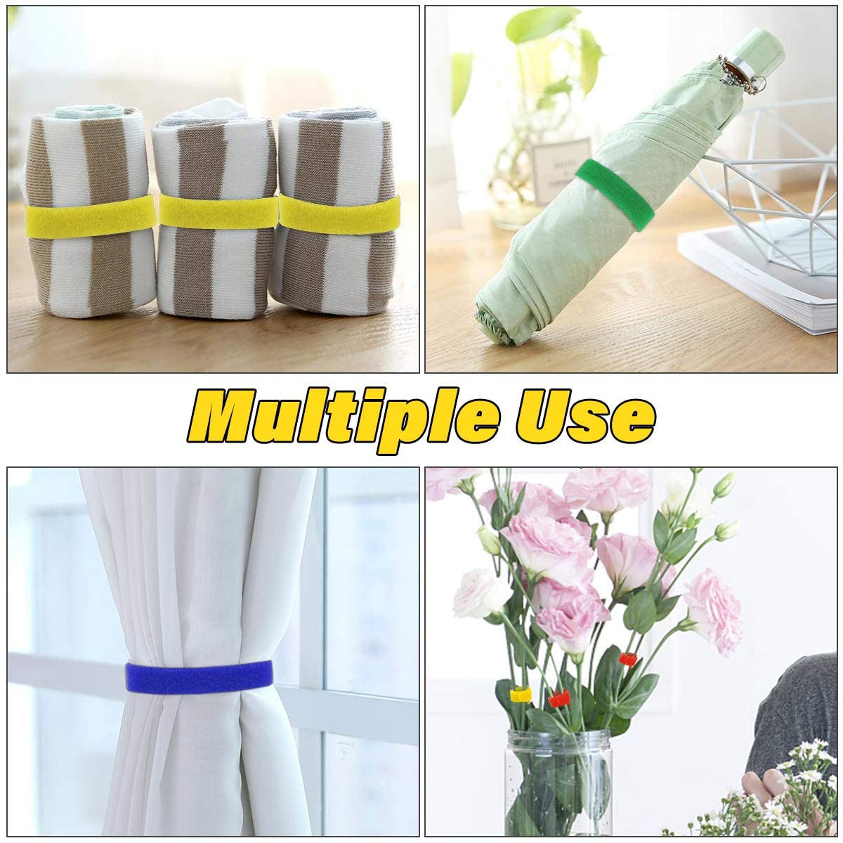 Reusable Cable Ties-100Pcs 6