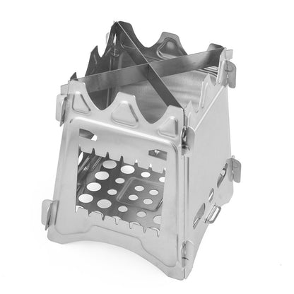Portable Camping Stainless Steel Wood Stove 6