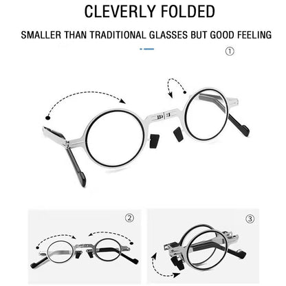 Screwless Titanium Ultra Light Folding Glasses 6