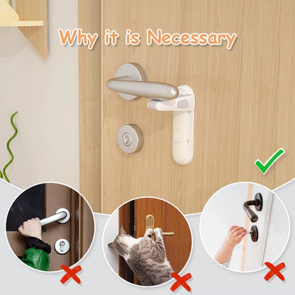 SafeGrip Childproof Door Lever Lock 6