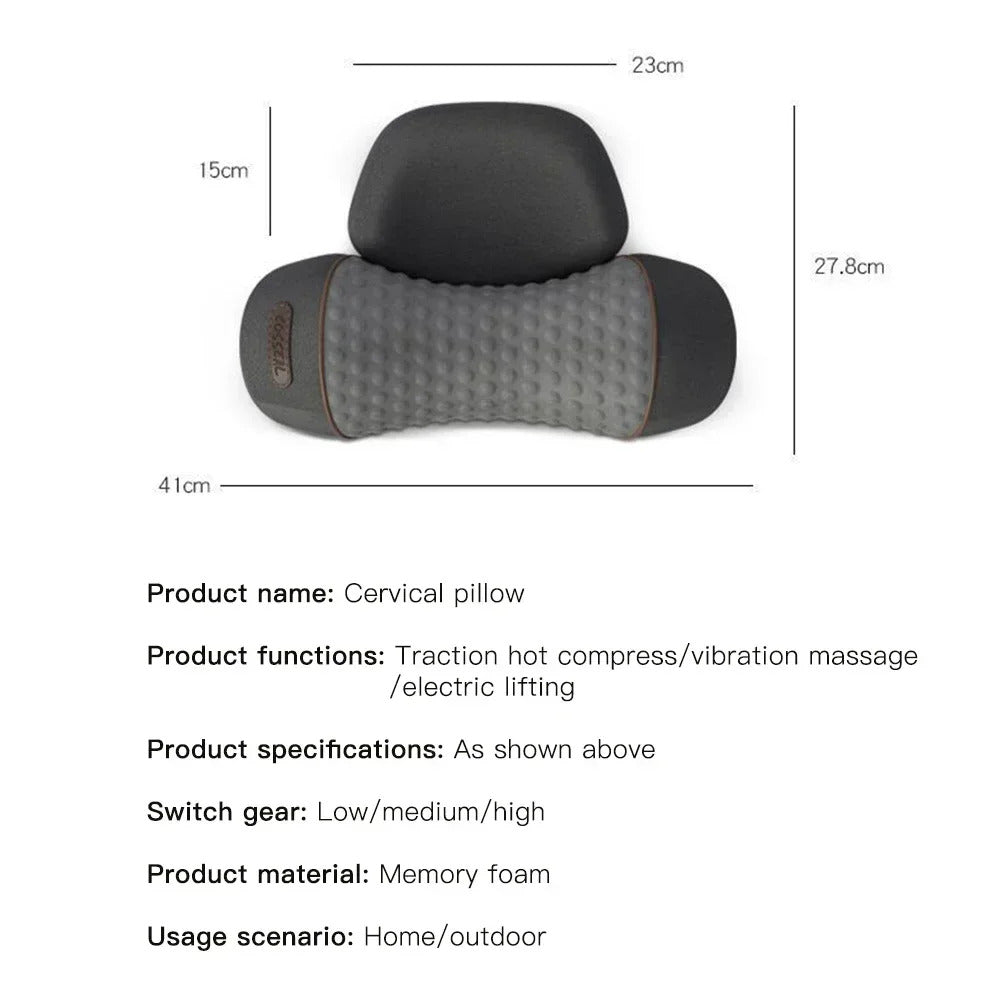 Electric Vibration Massager Cervical Pillow 6