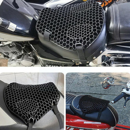 Motorcycle Honeycomb Gel Seat Cushion 6