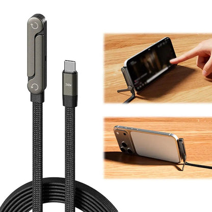 Invisible Stand 240W Fast Charging Flat USB-C Cable 5