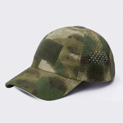 Camouflage Built-in Sunglasses Slot Cap 6