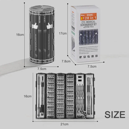 Multi-Functional 128 in 1 Magnetic Precision Screwdriver Set 6