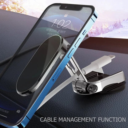 Alloy Folding Magnetic Car Phone Holder 6