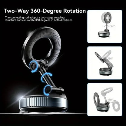 360° Adjustable Vacuum Magnetic Car Phone Holder 6