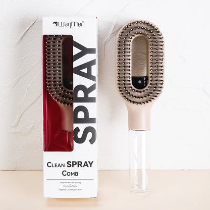 HydraMist U-Shape Spray Hair Brush 6