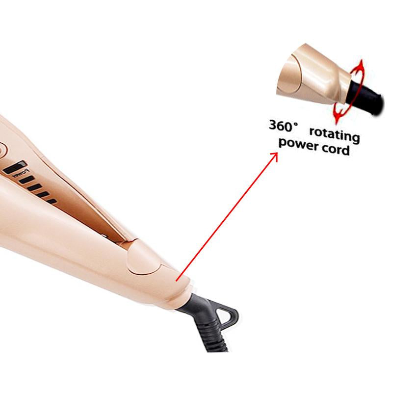 2-in-1 Twist Straightening Curling Iron 6