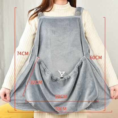 Cat Carrier Apron with Sleeping Pocket – Hands-Free Sling Bag for Small Dogs & Cats 6