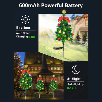 Solar Powered Christmas Tree 6