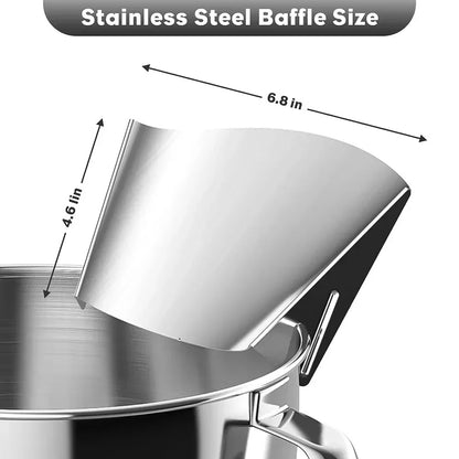 Universal Stand Mixer Pouring Shield & Splash Guard Attachment 6