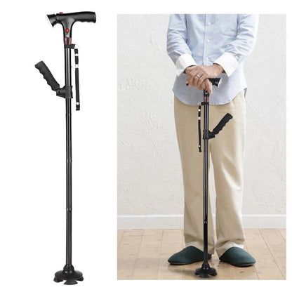 Folding Cane with LED Light – Adjustable, Ergonomic & Sturdy Walking Stick for Seniors 6