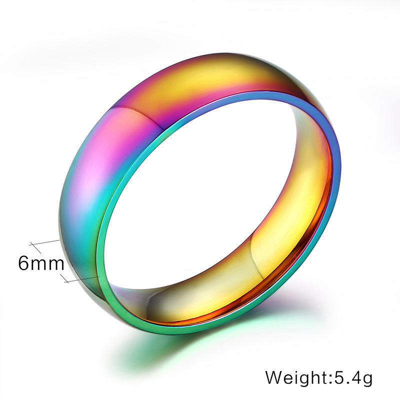 COLORS OF THE OCEAN™ STAINLESS STEEL RING 6