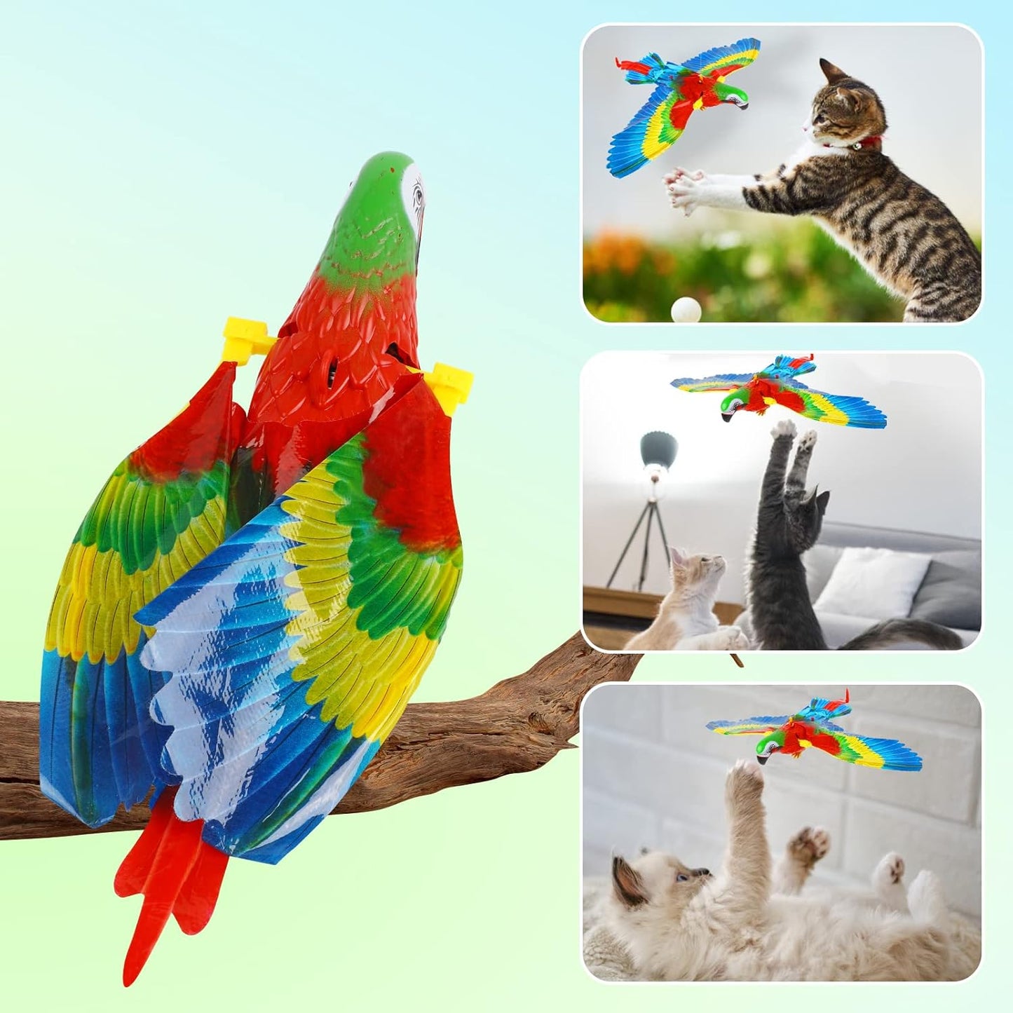 Automatic Bird Simulation Interactive Cat Toy 6